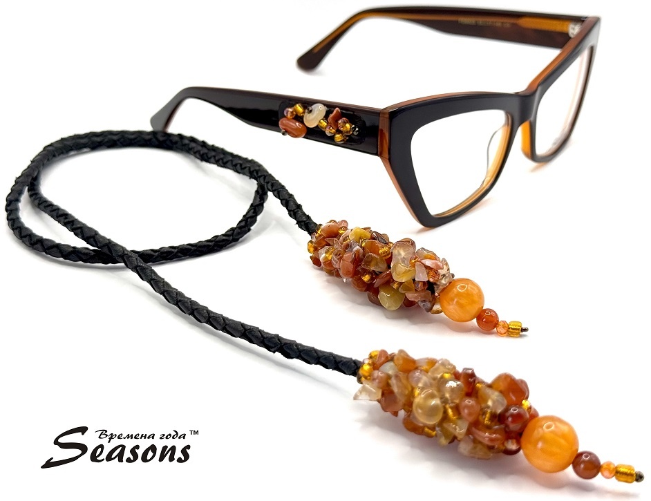 Сердолик, натуральная кожа