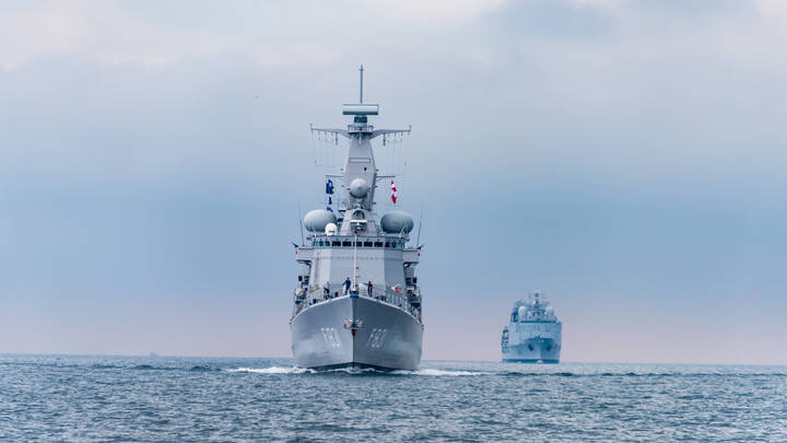 Корабли НАТО патрулируют Балтийское море.