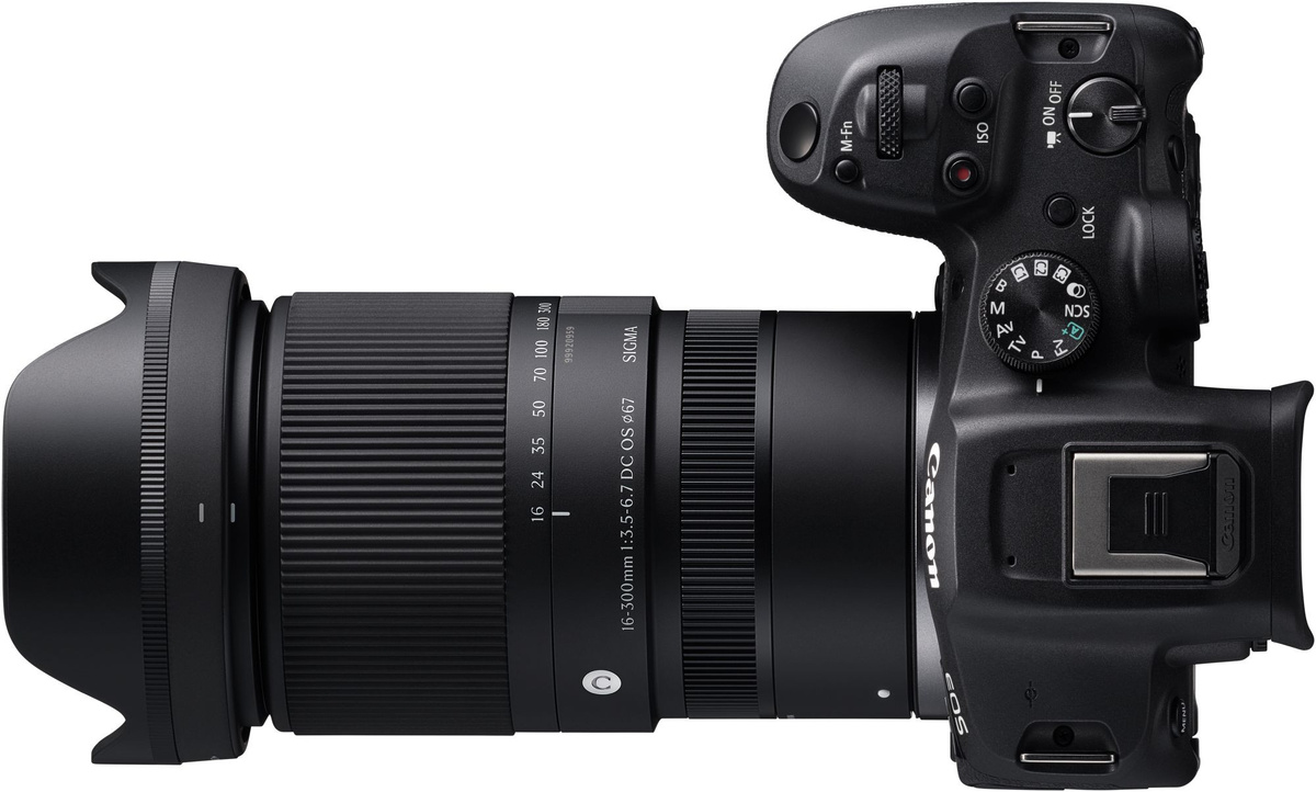 Sigma 16-300mm F/3.5-6.7 DC OS Contemporary на камере Canon EOS R7