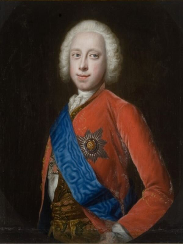 Неизвестный художник. Портрет Великого князя Петра. 1745 год. 