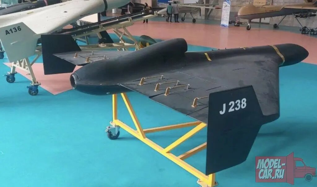 Иранский реактивный БПЛА Shahed 238, фото 2023 или 2024 года. Источник: model-car.ru