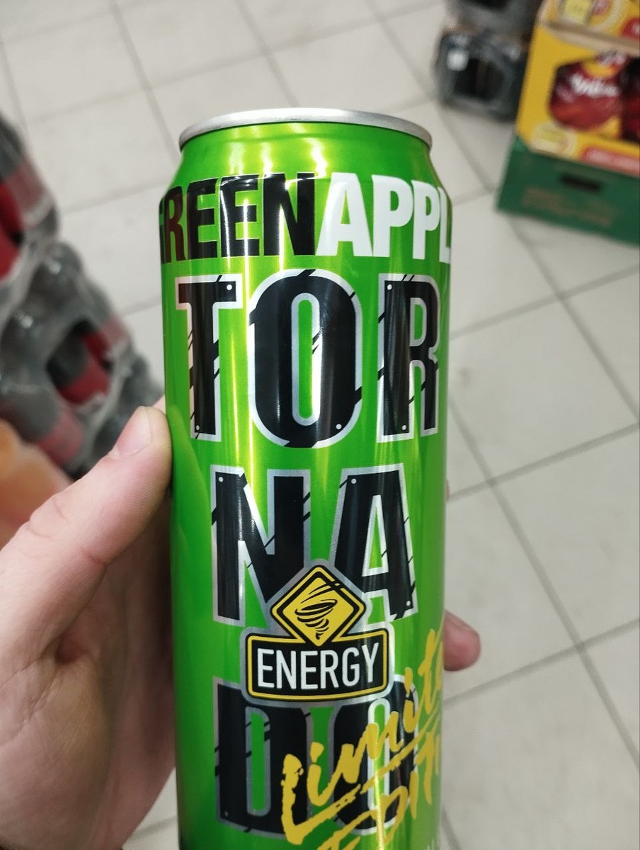 А вот и необычный Яблочный энерргетик