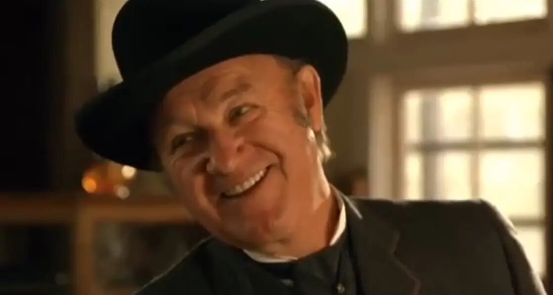    Джин Хэкмен. Фото: скриншот из фильма «Быстрый и мёртвый».