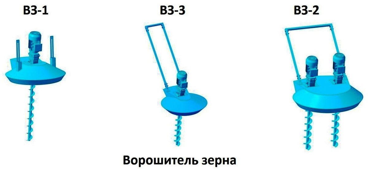 Ворошитель зерна ВЗ, зерноворошитель, ворошитель вороха, Агромаш-НН