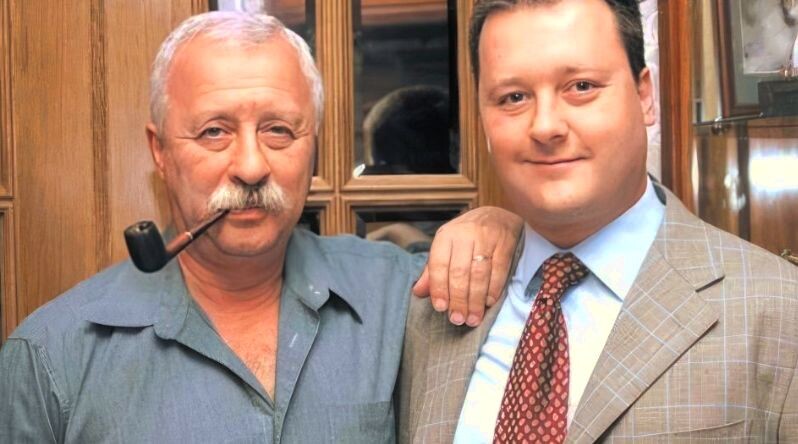 С сыном Артёмом