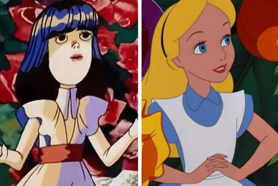 «Алиса в Стране чудес», Киевнаучфильм / «Алиса в Стране чудес», студия Уолта Диснея