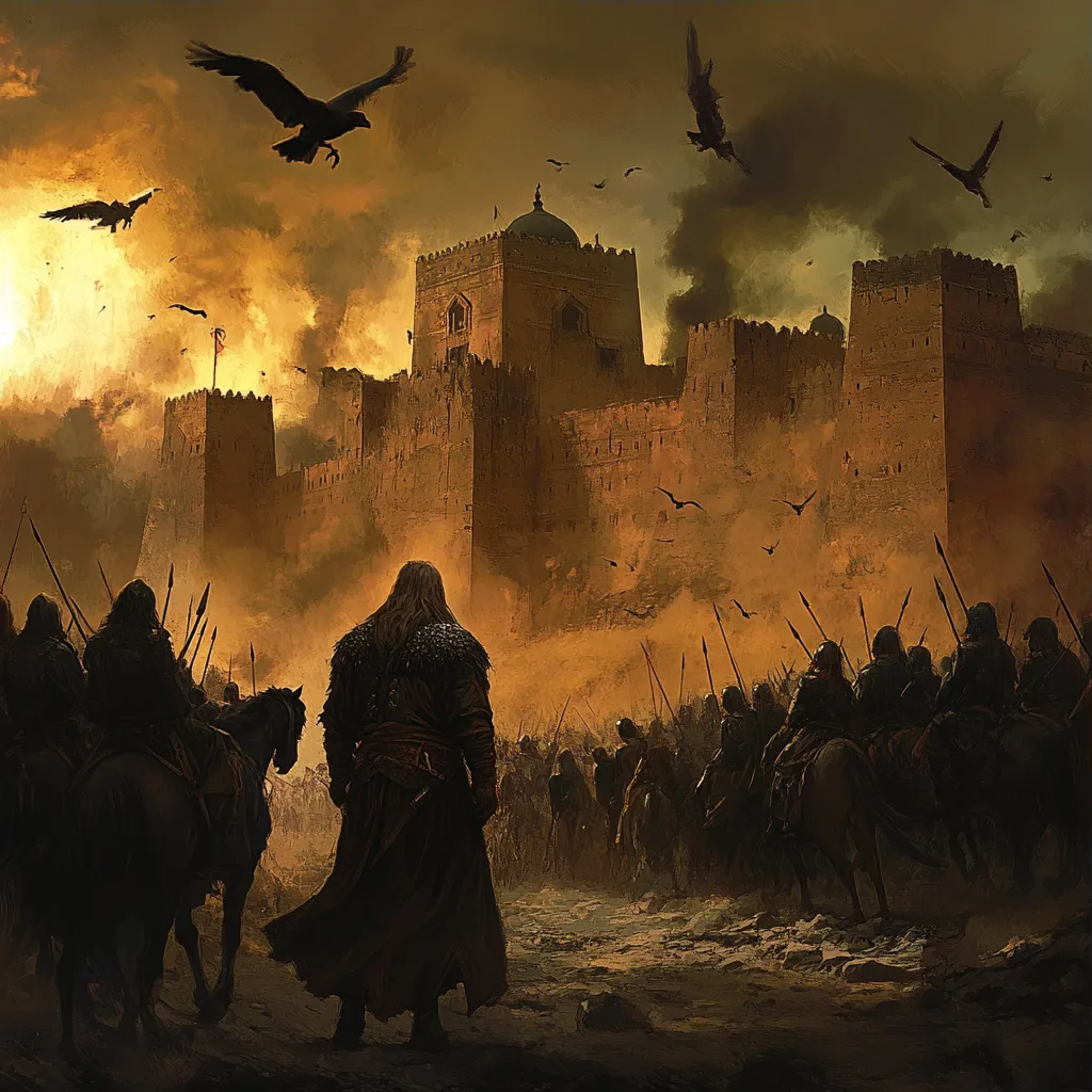 Монгольское войско не знало пощады над мятежниками.