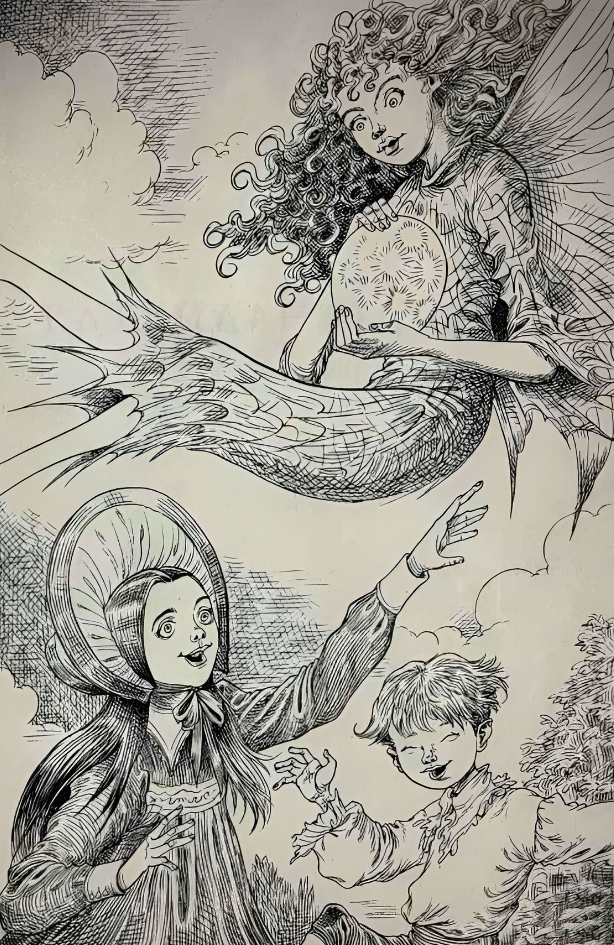 … бледная девочка порхала у них над головами, стремительно ныряя вниз за мячом и подбрасывая его высоко в небо.