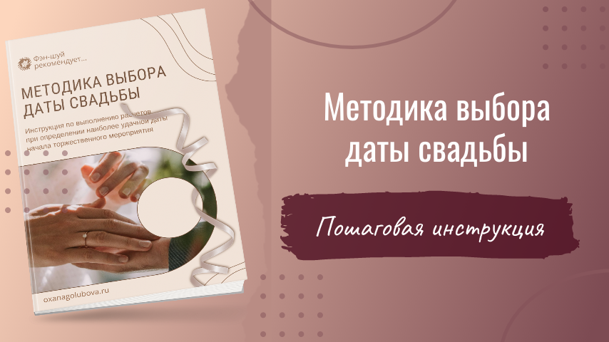 Моя новая книга с описанием методики выбора даты свадьбы