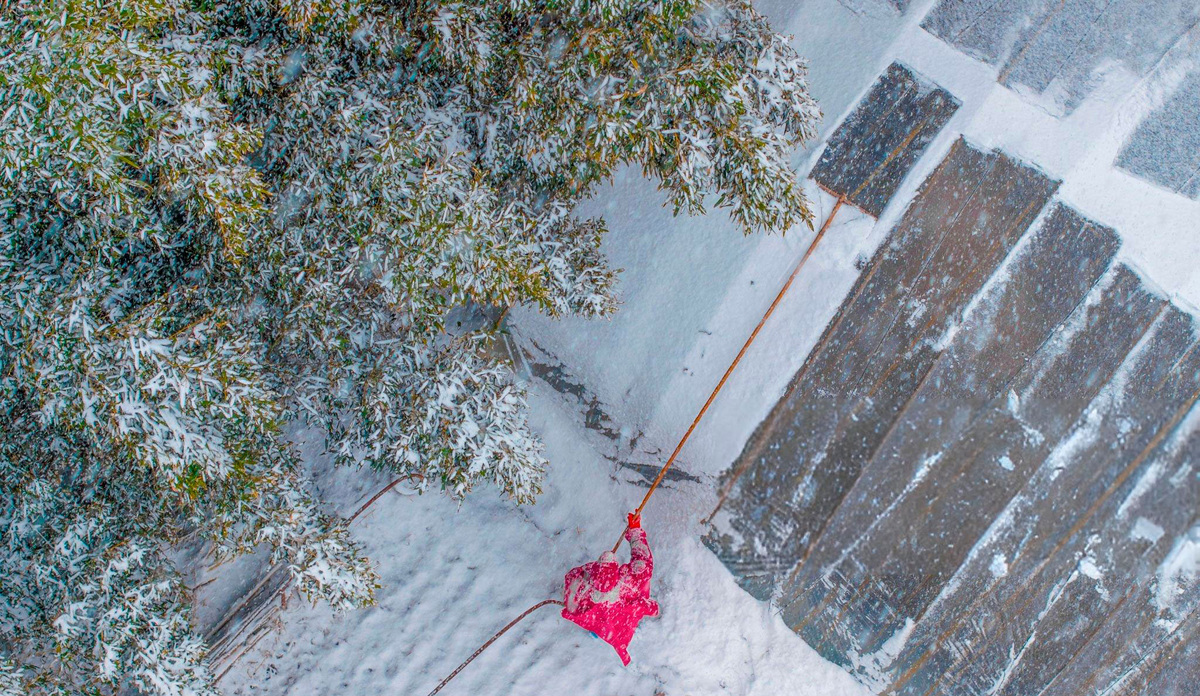 Чистим снег