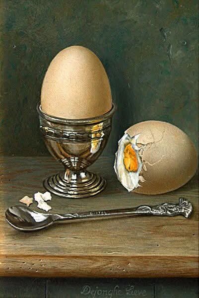 А яйцо то переварено!))