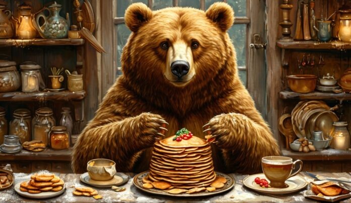 Где тут первый блин? Он комам! Изображение сгенерировано нейросетью Шедеврум.