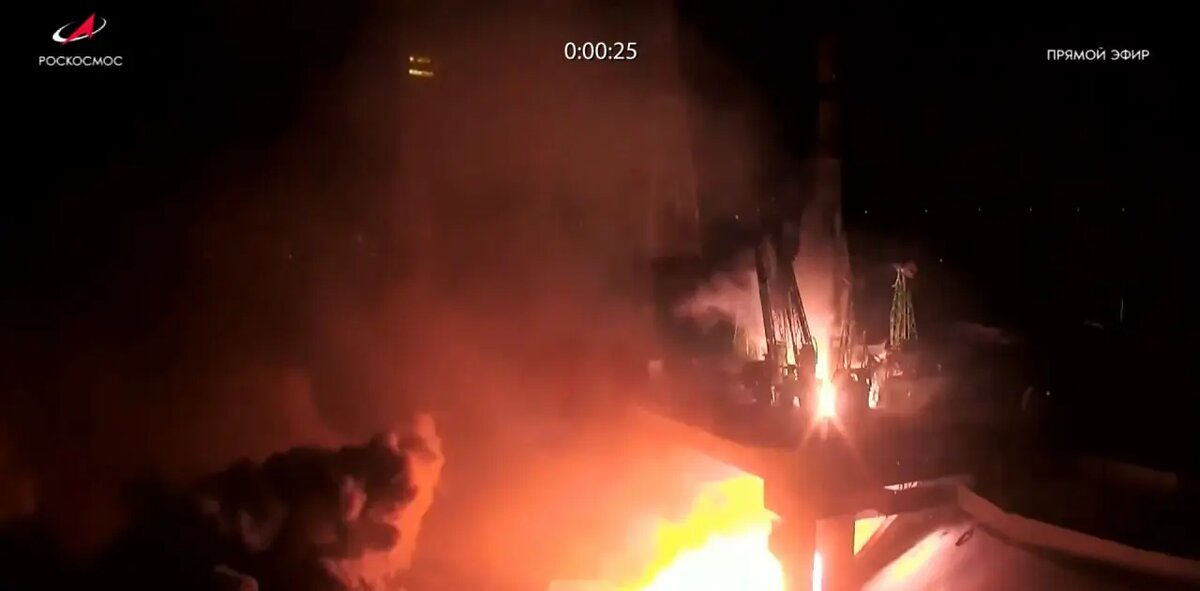    Фото: скриншот из видео трансляции Роскосмоса.