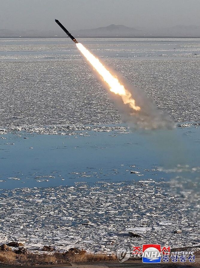    Запуск крылатой ракеты / Источник: Yonhap