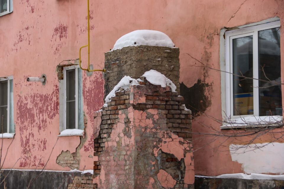    Аварийный дом на ул. Горская, 1. Источник: Виталий Барабаш