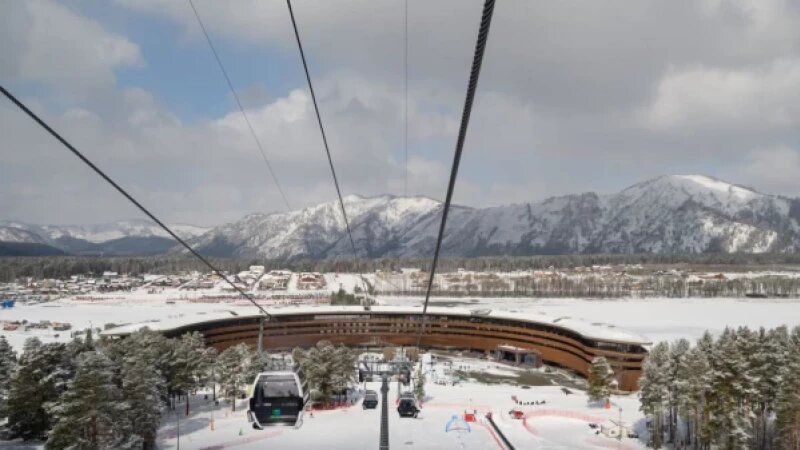     Курорт Сбера «Манжерок». Фото предоставлено пресс-службой Сбербанка.