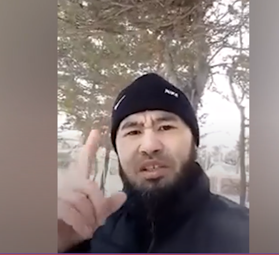    ФОТО: Скриншот из ролика Толегенова