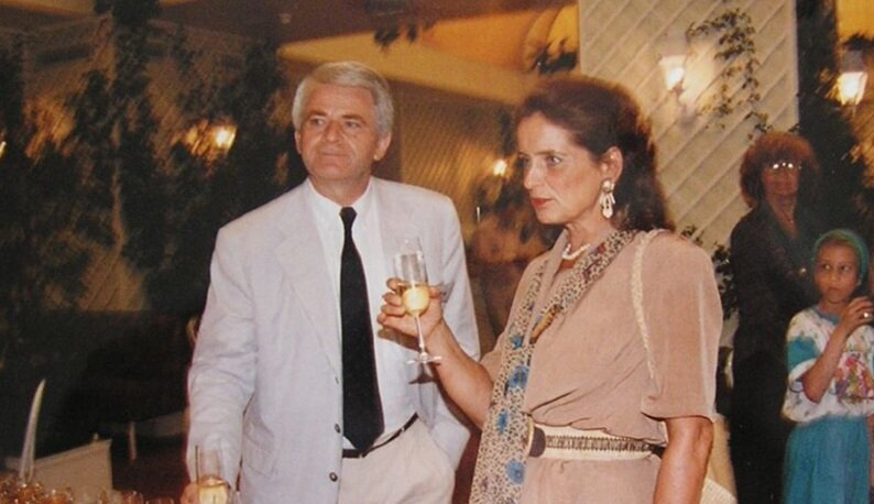 Борис Спасский с женой Мариной. Фото из личного архива