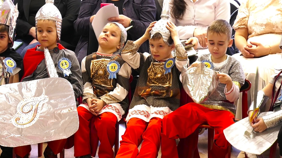    Юные когалымчане перевоплотились в русских богатырей