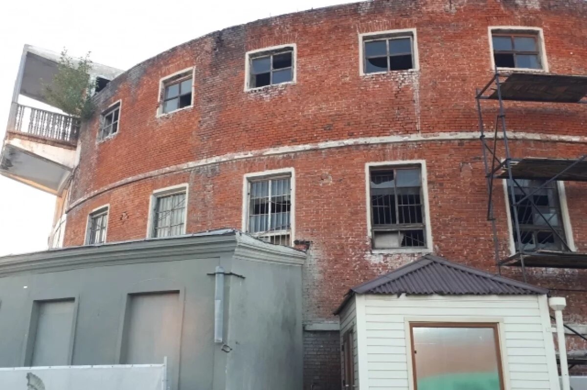    В Тюмени завершен первый этап реставрации круглой бани