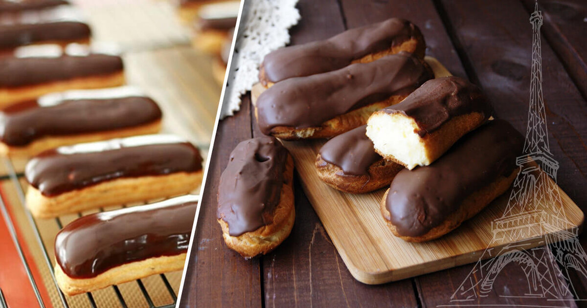 История пирожного из заварного теста