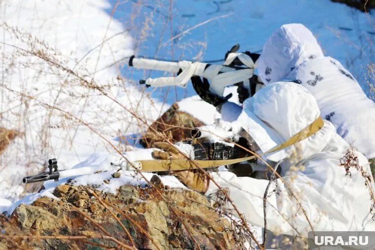 На передовой в заданной точке работали несколько снайперских пар ВС РФ. Фото: Официальный сайт Министерства обороны РФ