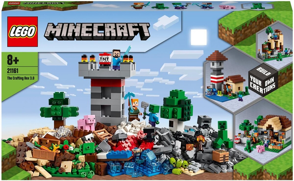 Это LEGO MINECRAFT набор для творчества 3.0, один из самых лучших наборов для творцов.