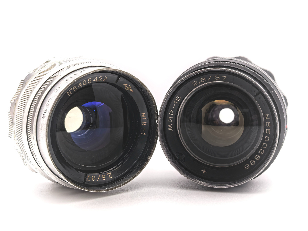 Объективы "МИР-1" 1964г.в. и "МИР-1В" 1986г.р. Почтенный возраст - не помеха для создания Ваших шедевров.