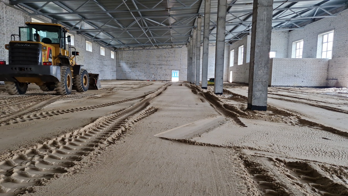 Устройство песчаной подушки