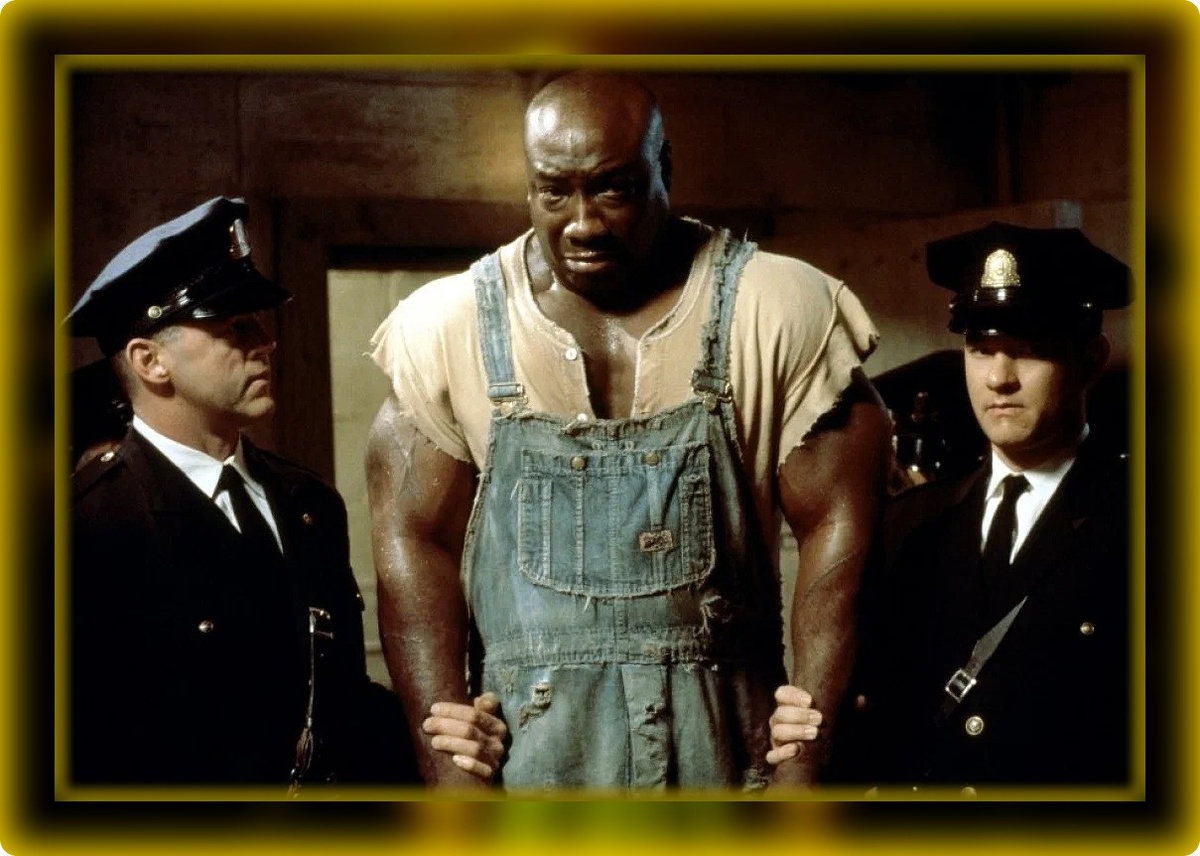 Stop-кадр из х/ф "Зелёная миля", 1999 г. Я человек хороший, добрый малый, но маньяк...