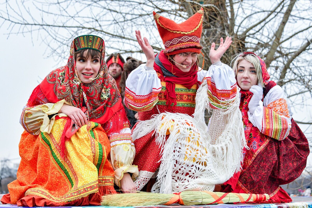 Фестиваль Масленица-2025 в Москве. Фото: Пресс-служба Департамента культуры города Москвы