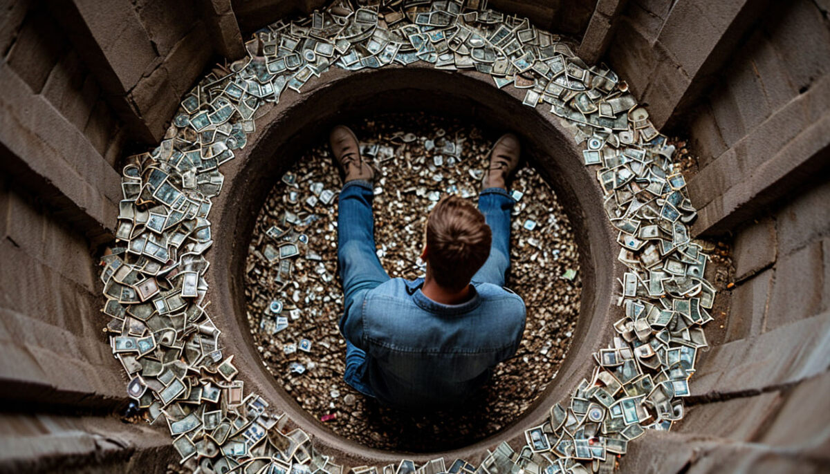    Большинство воронежцев считают кредиты долговой ямой сгенерировано ИИ Шедеврум