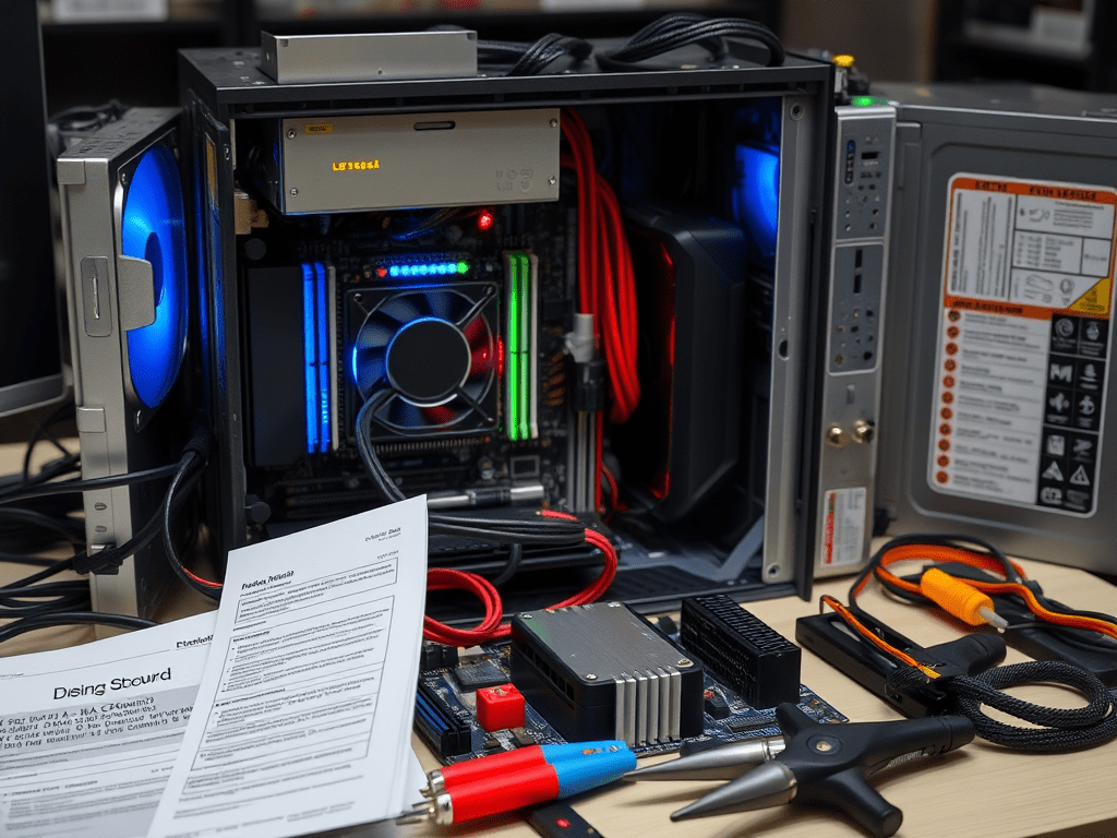    Почему компьютер пищит при включении и не включается? «Компью-помощь»