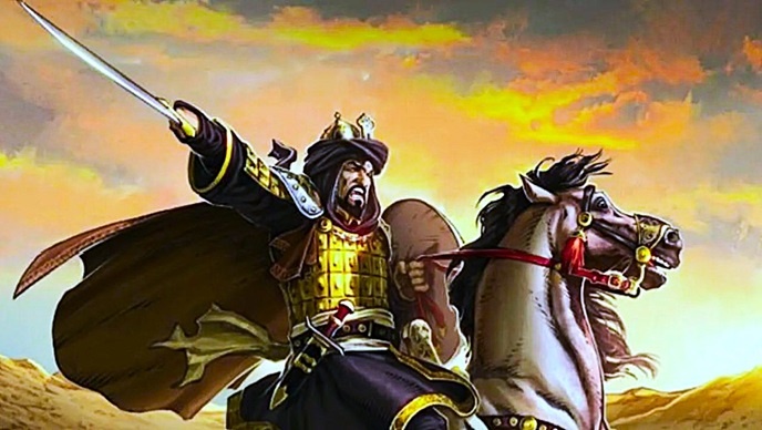 Здесь и далее по тексту размещены конные изображения Салах ад-Дина, нарисованные современными художниками, а также созднаные при помощи искусственного интеллекта. Источник: https://yandex.ru/images