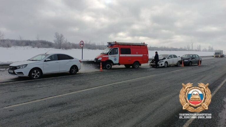    На трассе Уфа-Оренбург в ДТП попали 10 автомобилей Марина Шарт