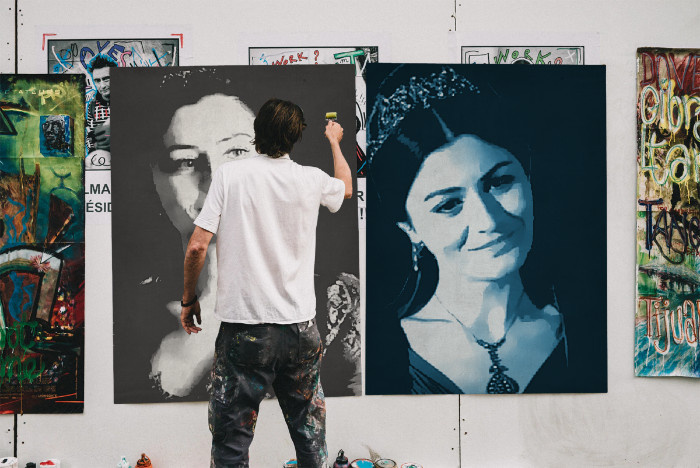 Коллаж из фрагмента сериала "Великолепный век", Турция. Изготовлен автором канала