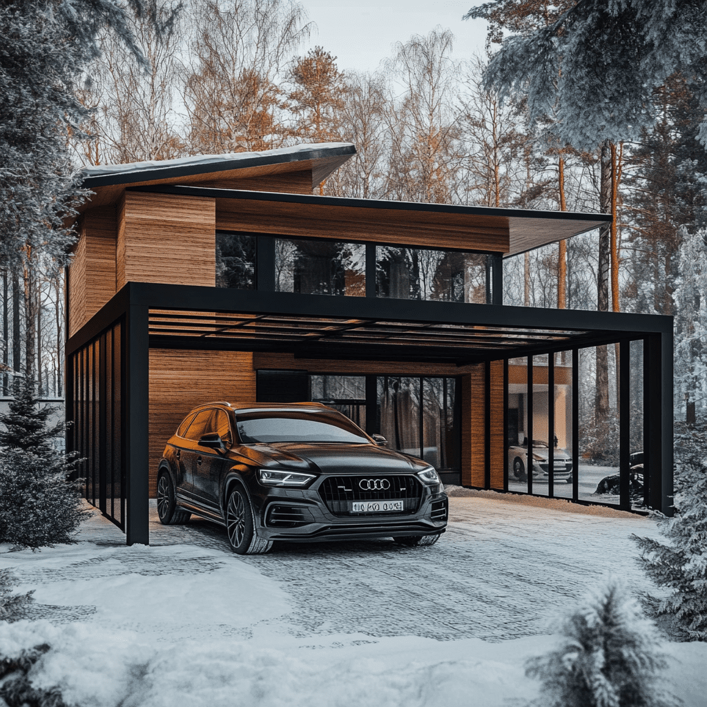    Навес из поликарбоната в Уфе: идеальное сочетание прочности, эстетики и простоты монтажа от ZMK-Zenit ZMK-ZENIT