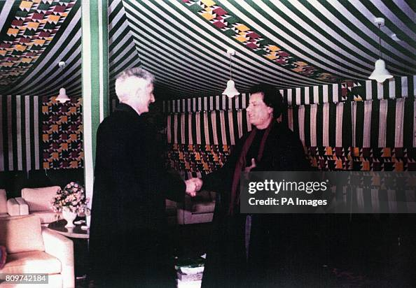 Встреча Джима Свайра с Каддафи