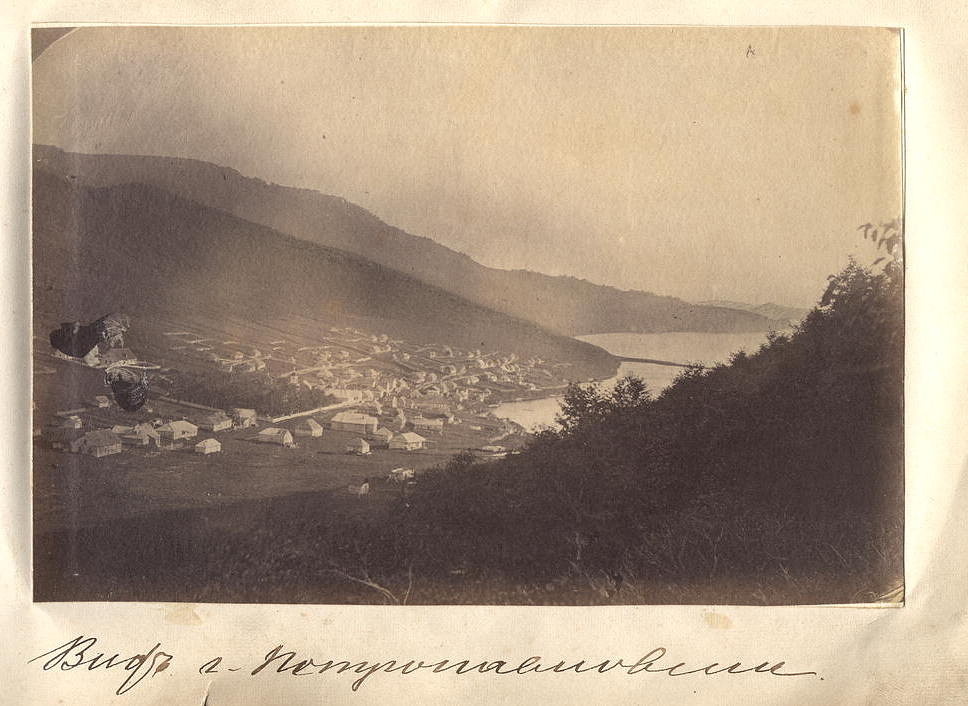 Старейшее фото города. Вид на город Петропавловск, 1879 г. Фото с сайта pastvu.com