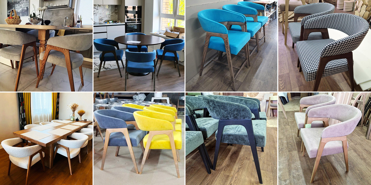 Стулья для кухни со спинкой "Comfortable"