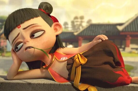 Кадр из мультфильма «Нэчжа 2»