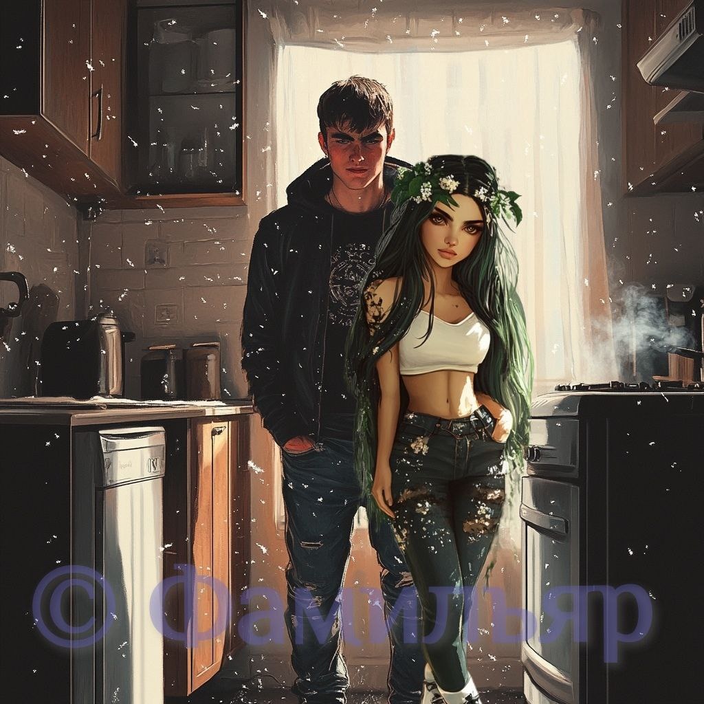 Костя и Диша. Автор: Ксения Фир.