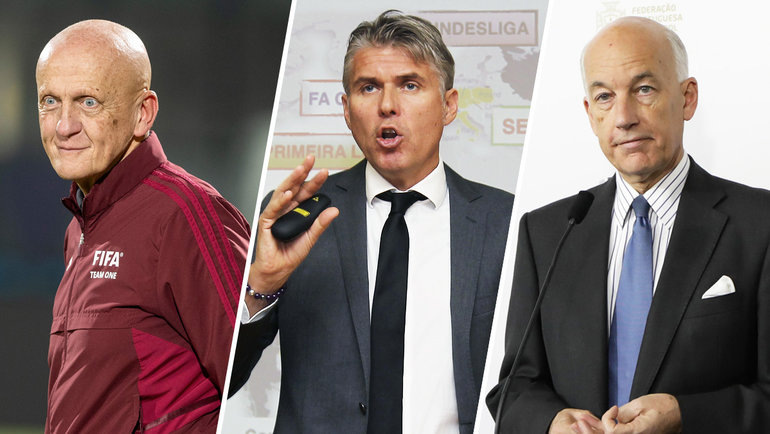    Пьерлуиджи Коллина, Роберто Розетти и Дэвид Эллерей.Global Look Press Getty Images