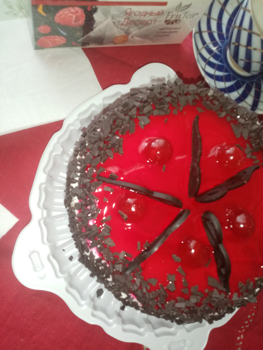 Ишь ты, и салфетка под цвет))