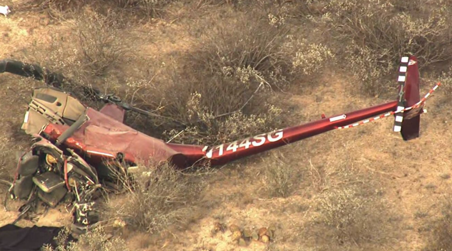 Вертолёт потерпел крушение недалеко от границы округов Кинни и Увальде на юго-западе Техаса. 