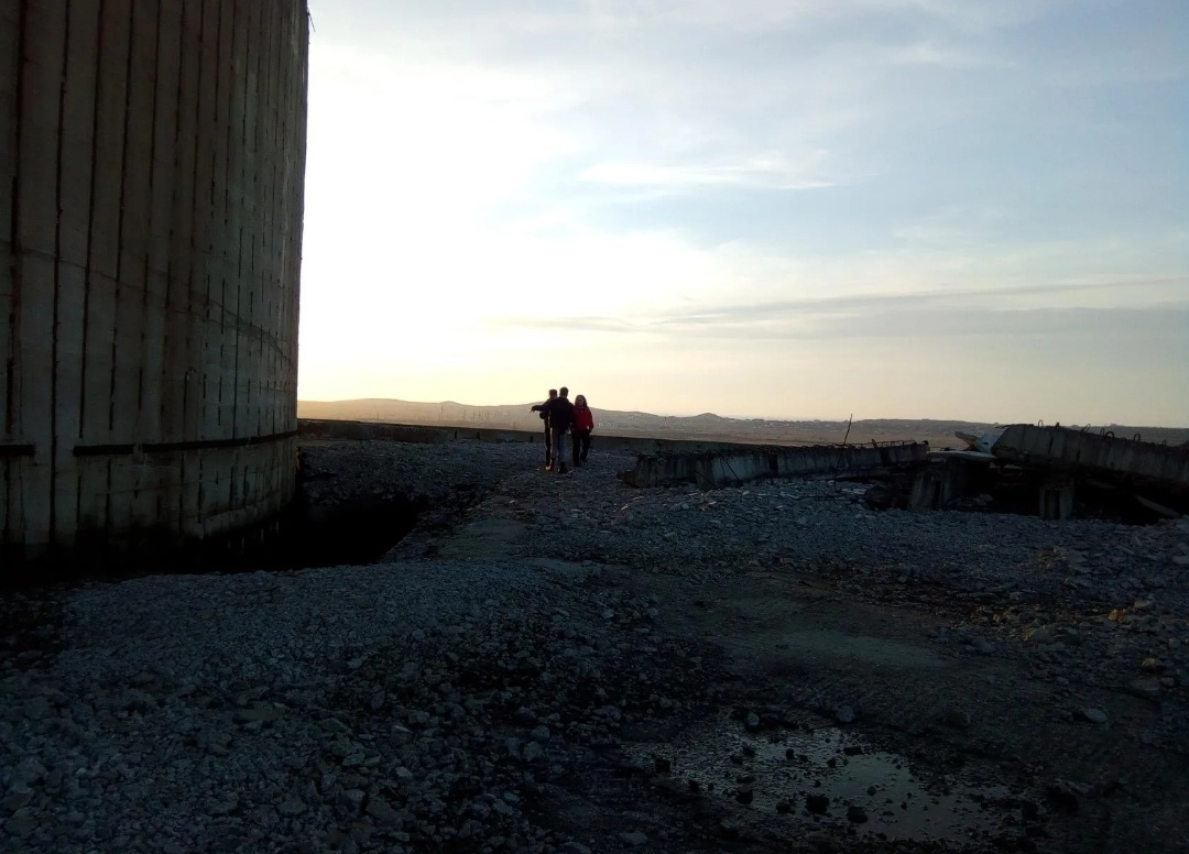 На крыше уже несуществующей АЭС