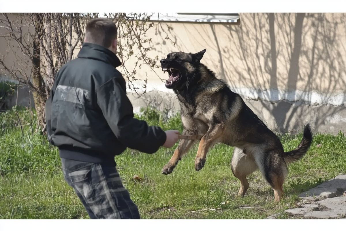 Понять агрессивное ли животное можно по языку тела.