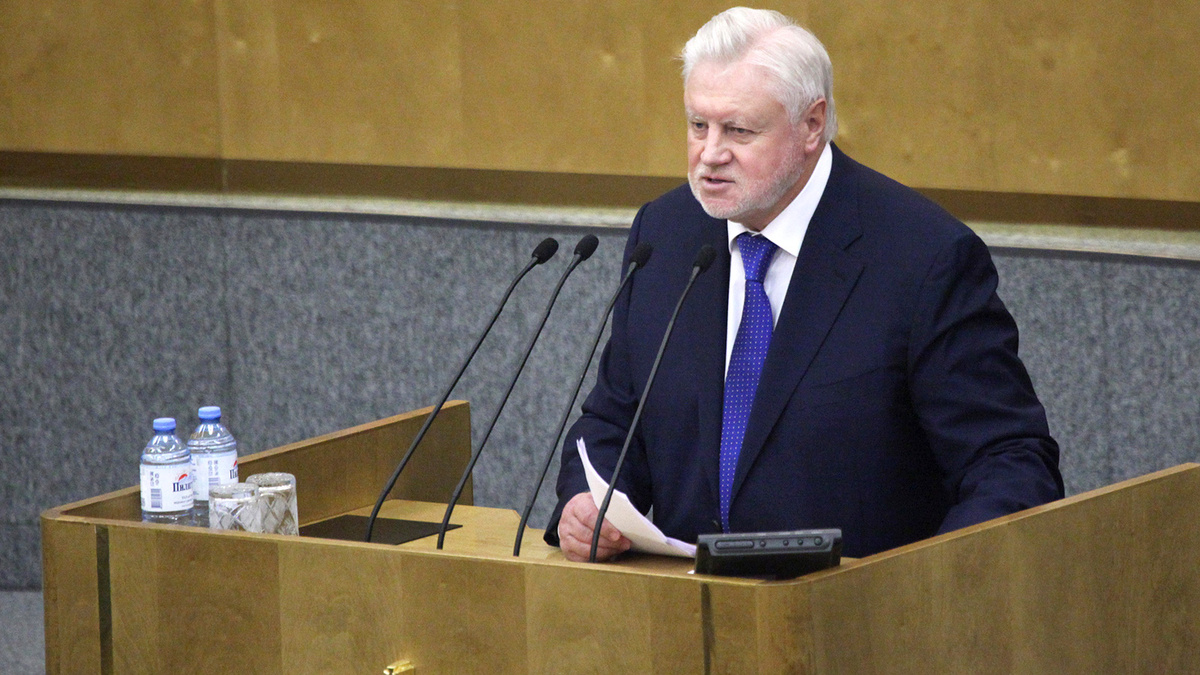 Сергей Миронов, автор инициативы