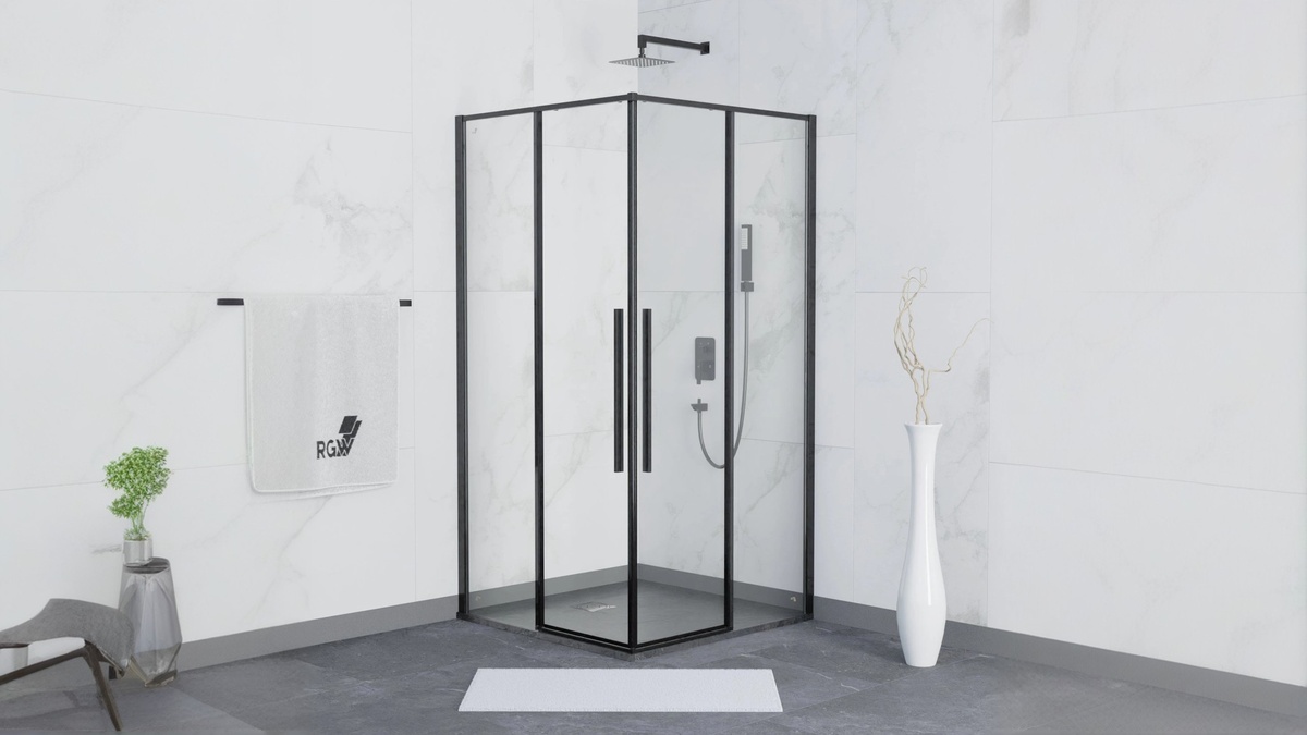 Прозрачное стекло для душевых перегородок