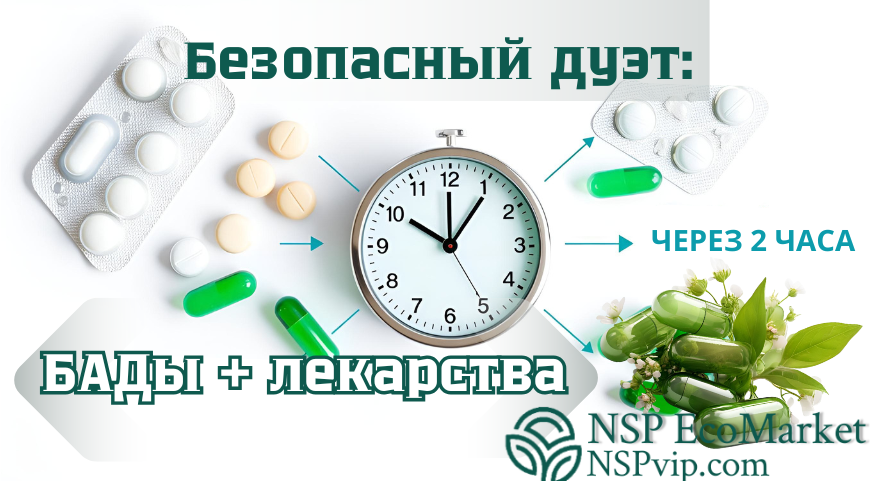 Совместимость "Бады+лекарства"